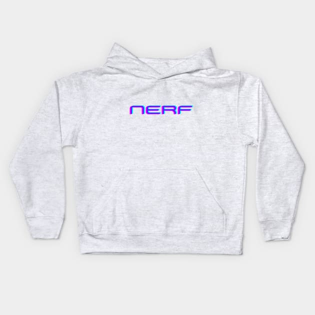 nerf, gamers t-shirt Kids Hoodie by Path